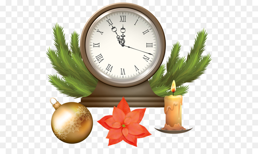 Horloge，Noël PNG