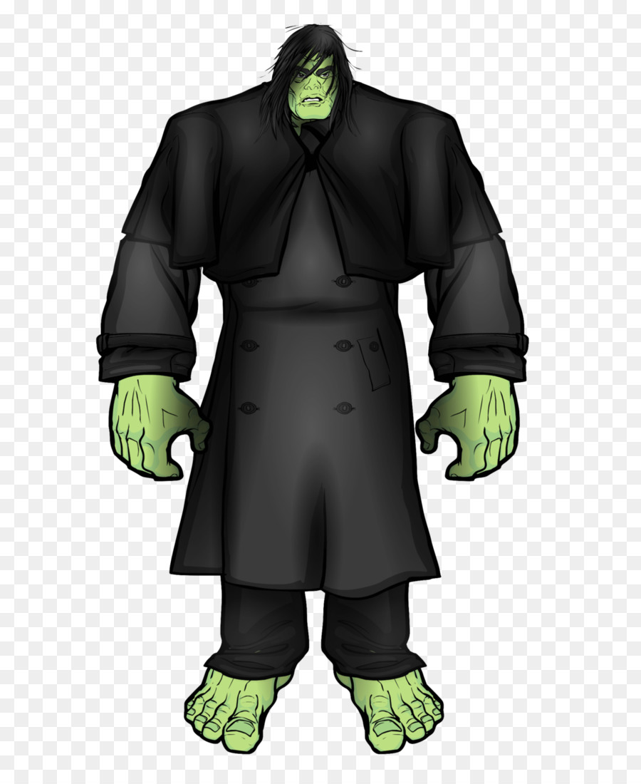 Monstre Vert，Manteau Noir PNG