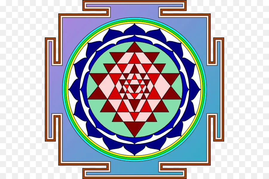 Ganesha，Sri Yantra PNG