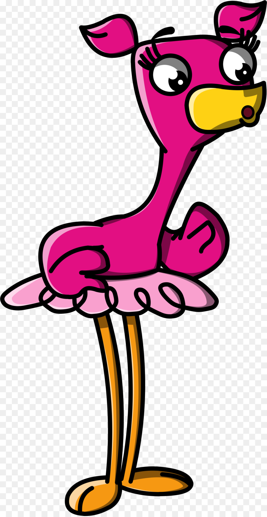 Oiseau Rose，Dessin Animé PNG