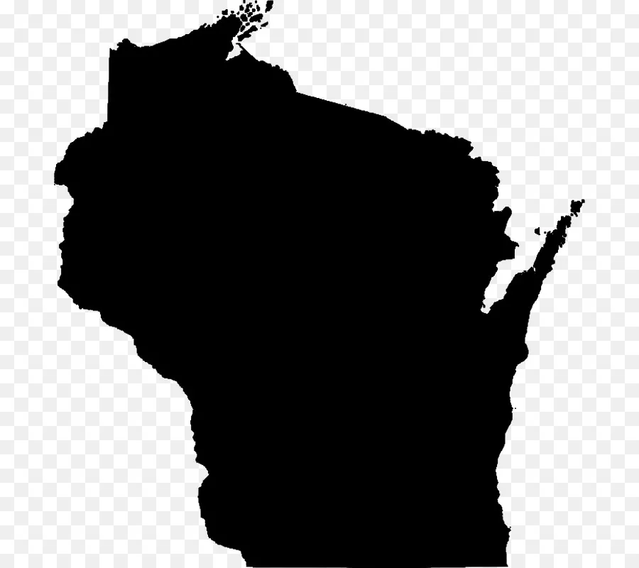 Carte Du Wisconsin，État PNG