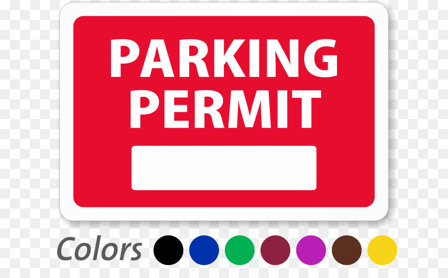 Permis De Stationnement，Rouge PNG