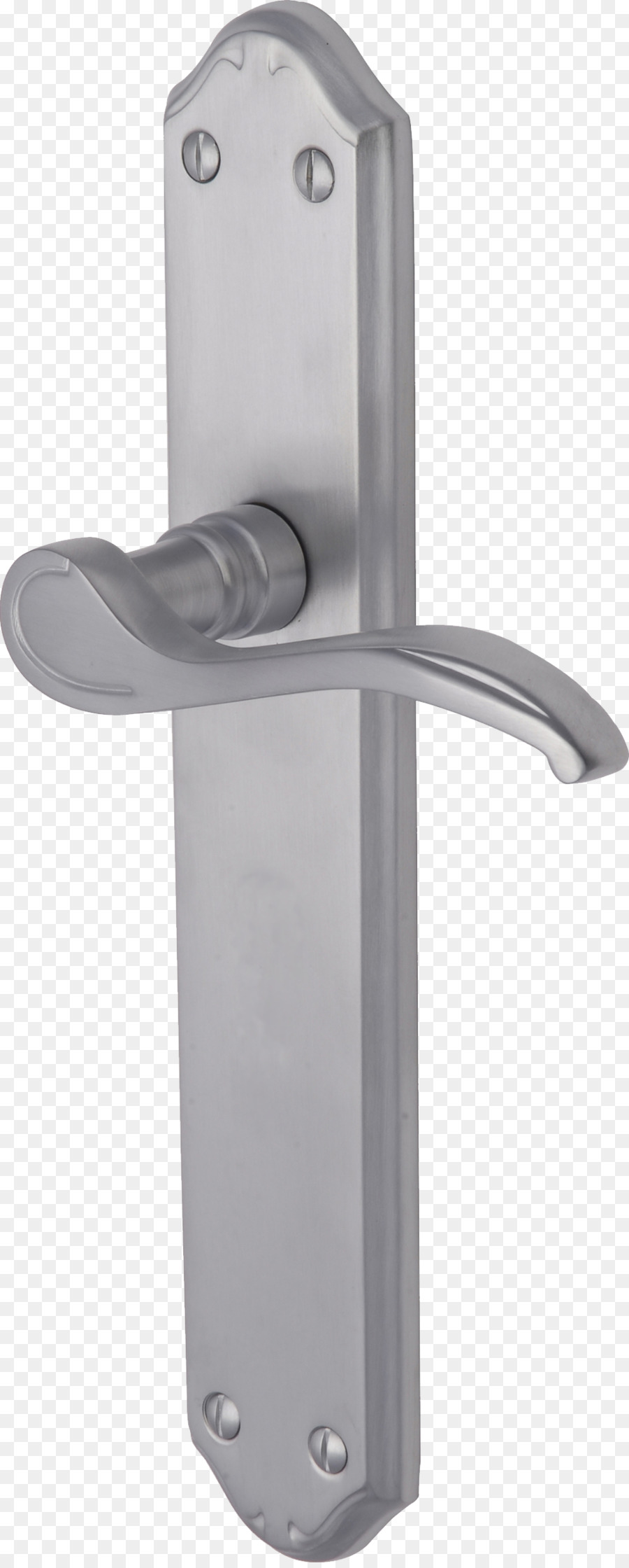 Poignée De Porte Argentée，Verrouillage PNG