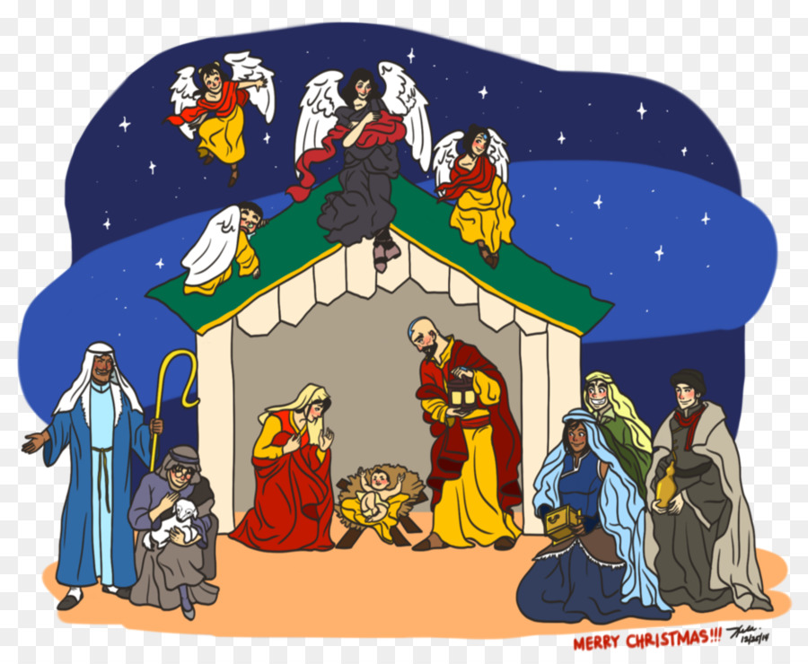 Crèche De Noël，Noël PNG