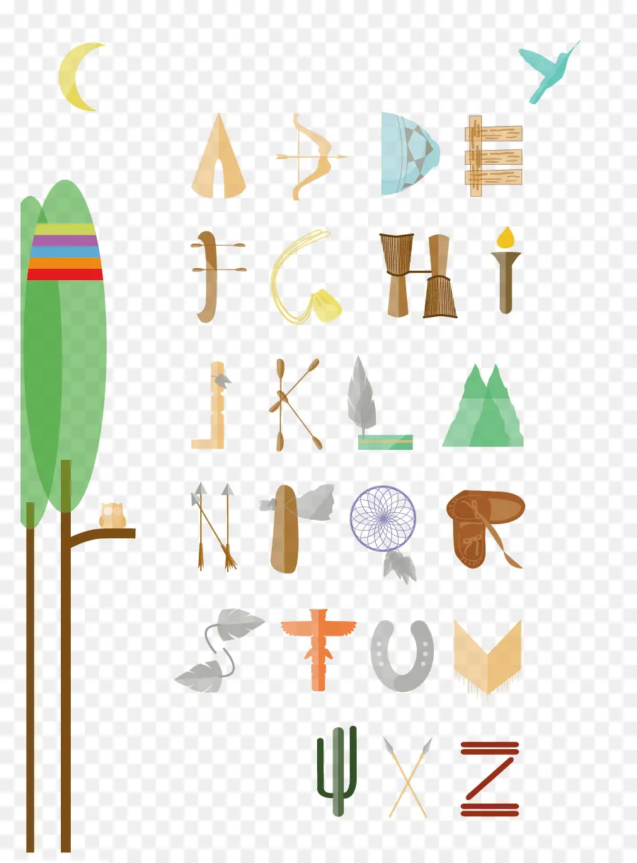 Alphabet Avec Des Objets，Alphabet PNG