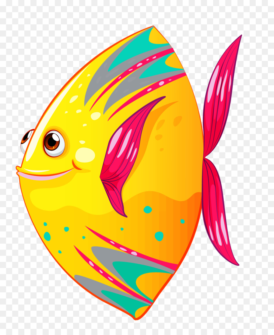 Poisson Jaune，Aquatique PNG