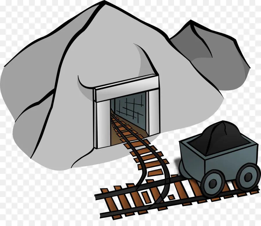 Entrée De La Mine，Tunnel PNG