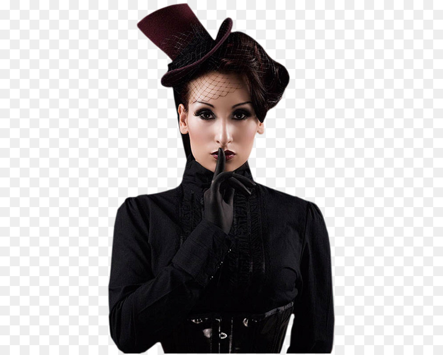 Femme En Noir，Chapeau PNG