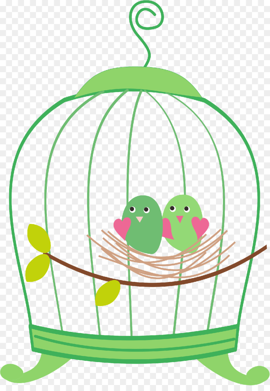 Oiseaux，Cage PNG