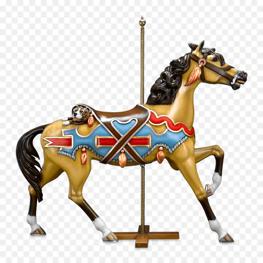 Cheval De Carrousel，Monter PNG