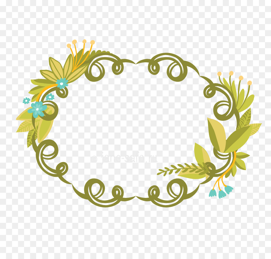 Couronne Verte，Floral PNG