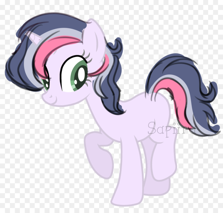 Poney Rose，Dessin Animé PNG