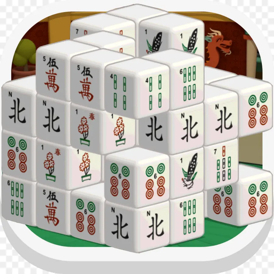 Mahjong，Mahjong Dimensions 3d PNG