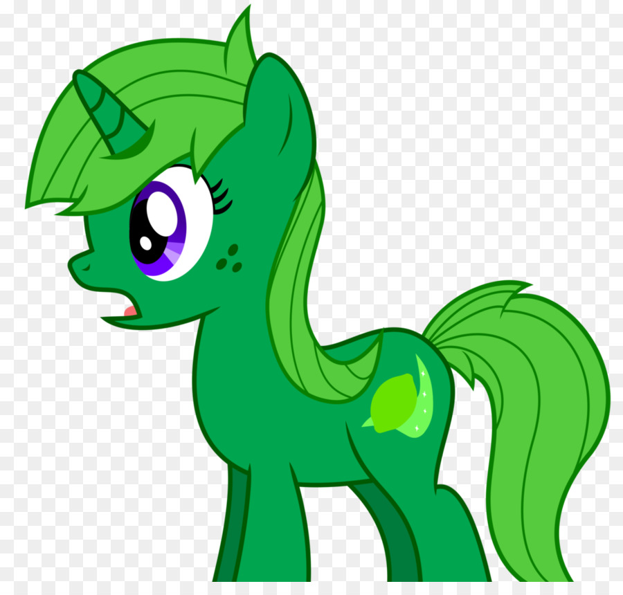 Licorne Verte，Poney PNG