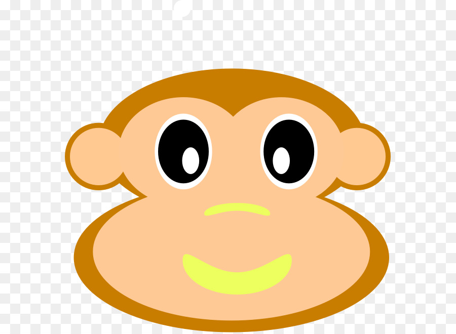 Visage De Singe，Dessin Animé PNG