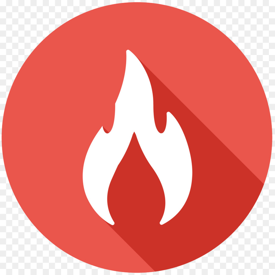 Icône De Flamme，Rouge PNG