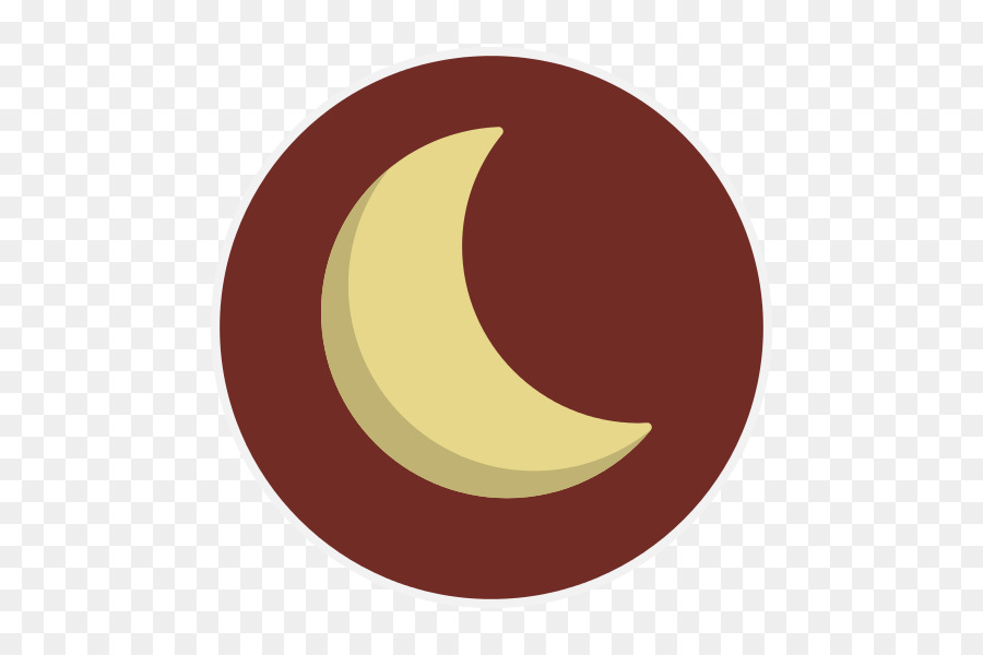 Croissant De Lune Jaune，Nuit PNG