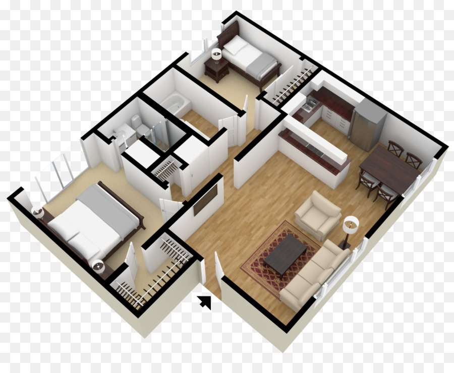 Disposition De L'appartement，Plan D'étage PNG