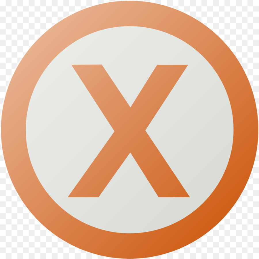 Marque X，Cercle PNG