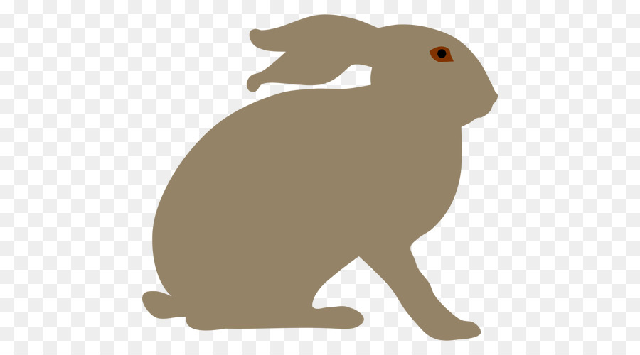 Silhouette De Lapin，Lapin PNG