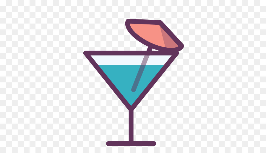 Verre à Cocktail，Paille PNG