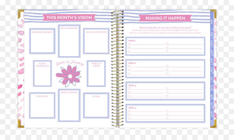 Planificateur，Carnet De Notes PNG