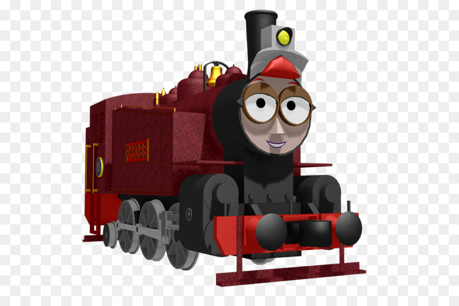 Train Rouge，Dessin Animé PNG