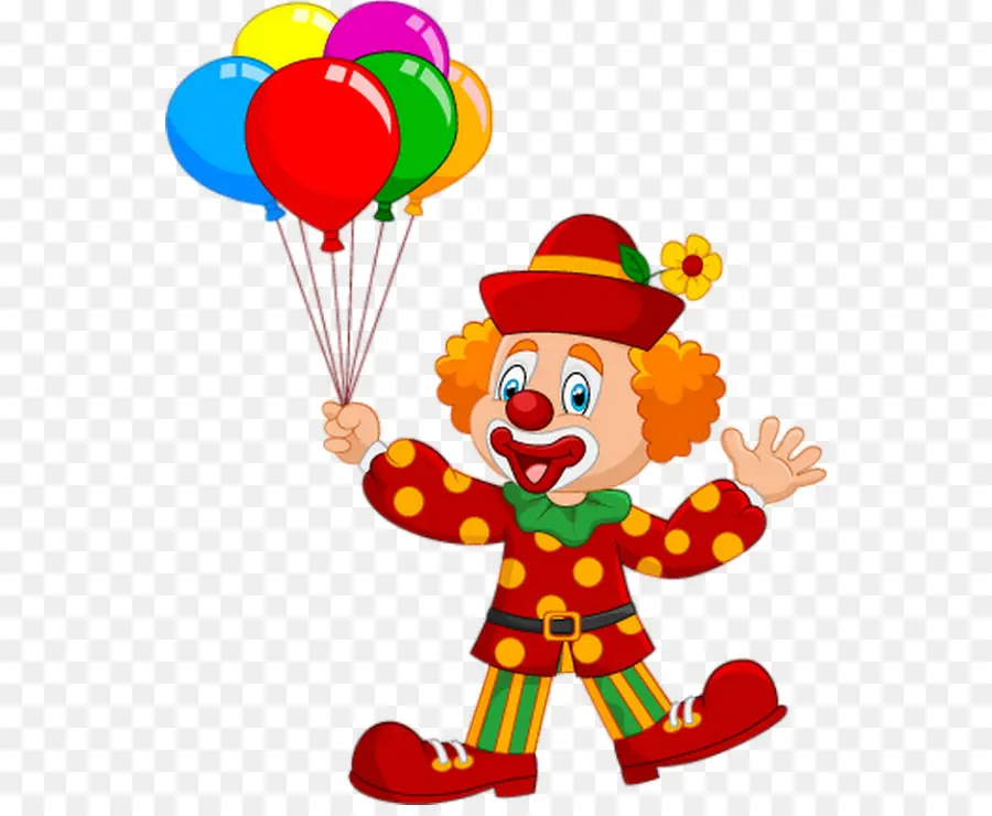 Clown，Ballons PNG