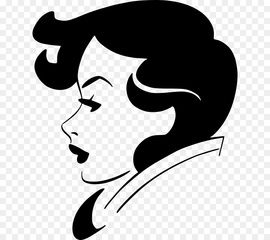 Silhouette De Femme，Profil PNG