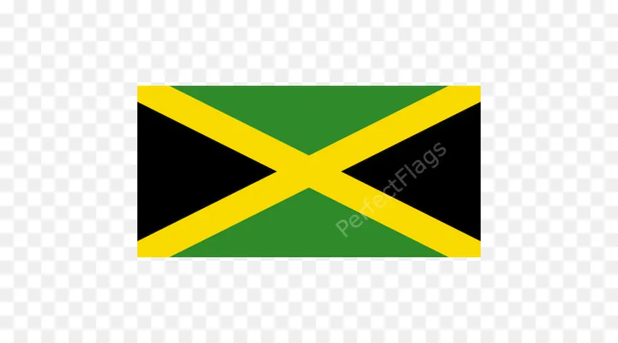 Drapeau Jamaïcain，Vert PNG