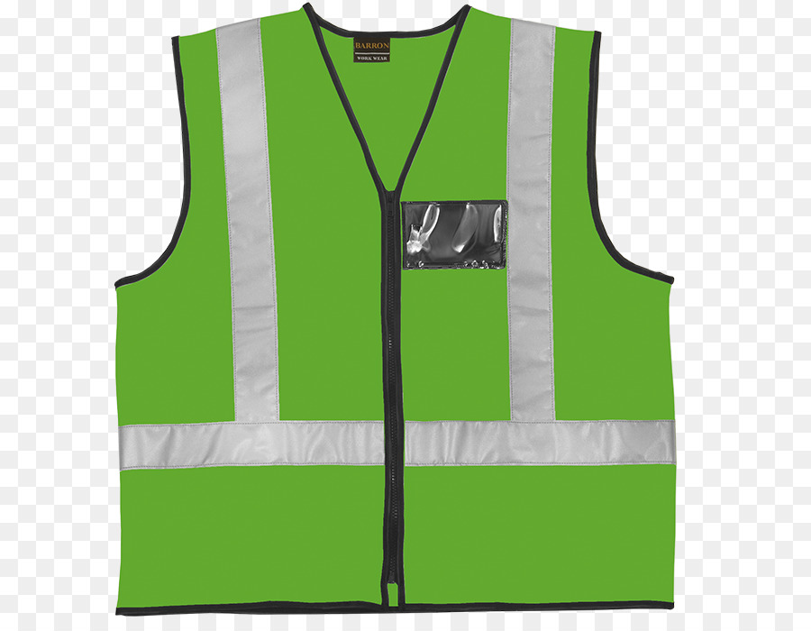 Gilet De Sécurité Vert，Réfléchissant PNG