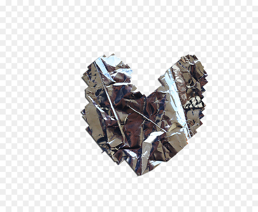 Coeur En Aluminium，Métallique PNG