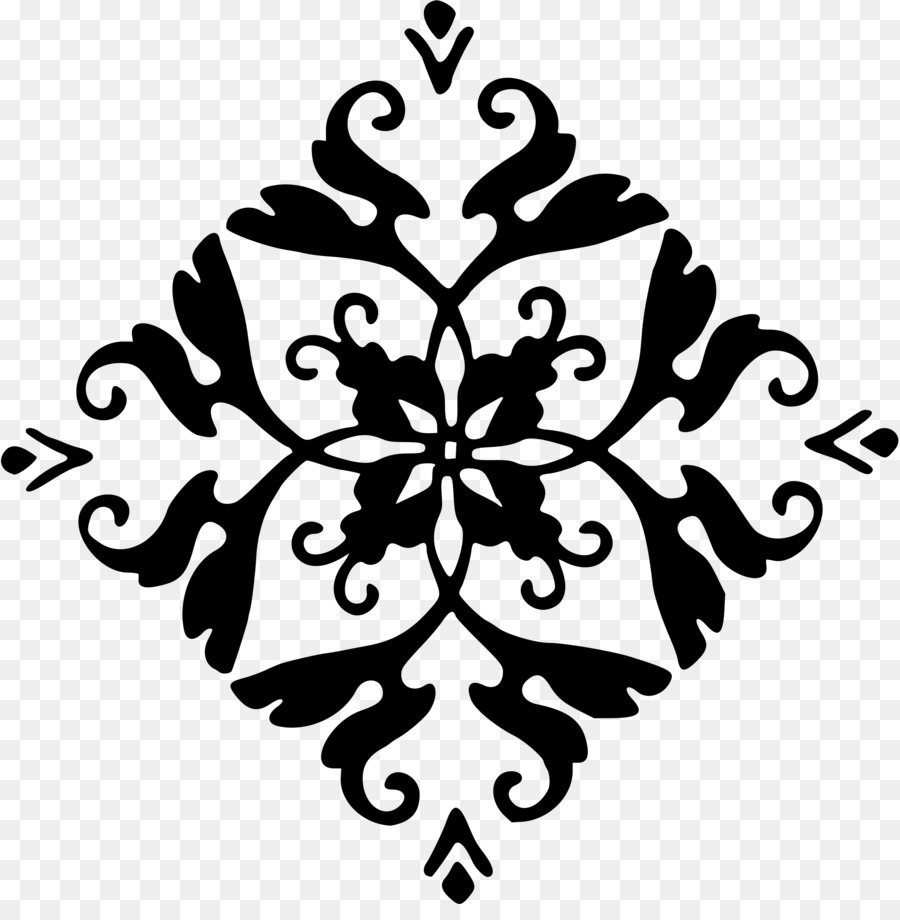 Mandalas，Noir PNG