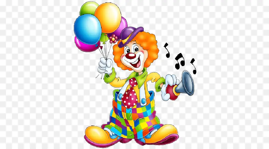 Clown，Ballons PNG