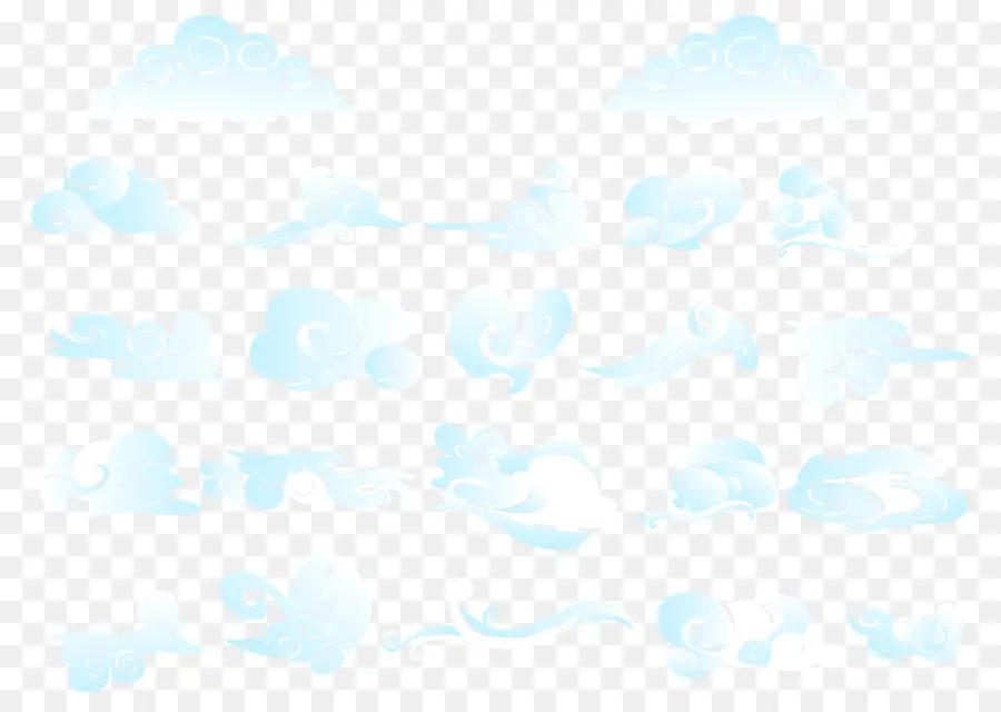 Nuage Bleu Clair，Ciel PNG