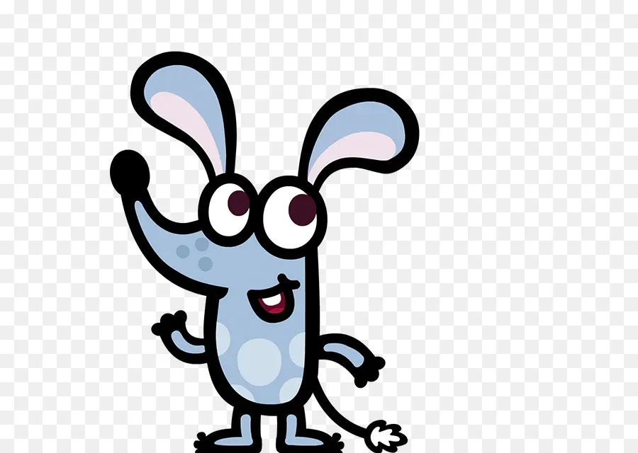 Souris De Dessin Animé Bleue，Souris PNG