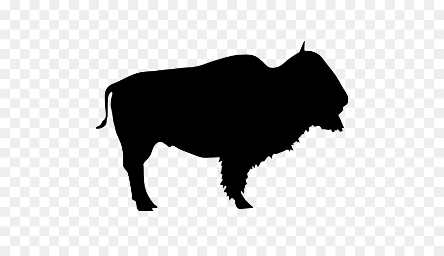 Silhouette De Vache，Noir PNG