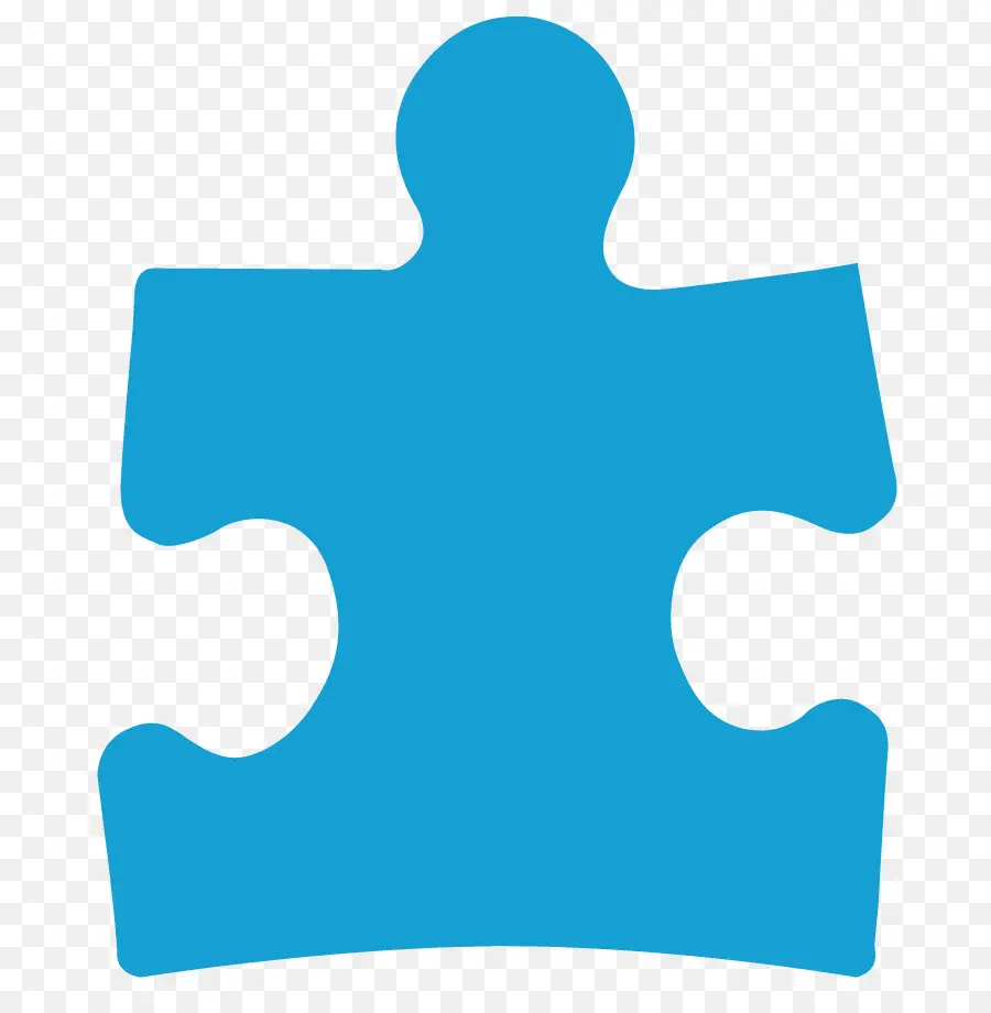 Pièce De Puzzle Bleue，Puzzle PNG