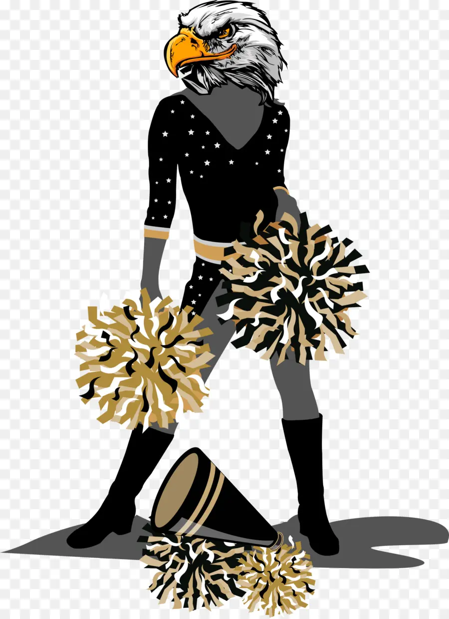 Pom Pom Girl Aigle，Mascotte PNG