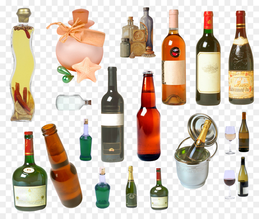 Bouteilles D'alcool，Vin PNG