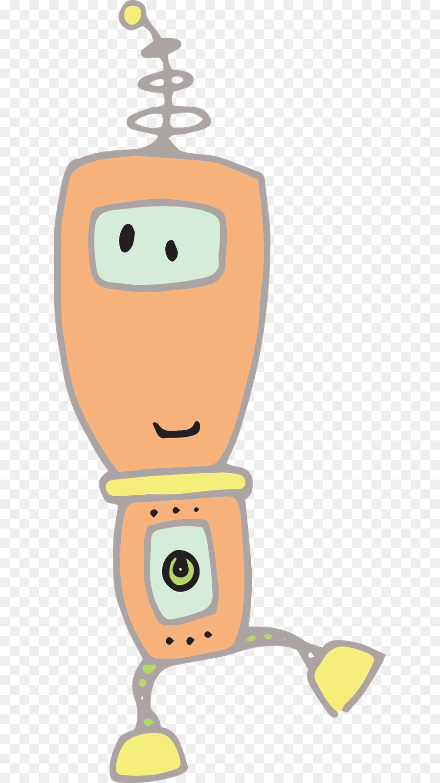 Robot，Orange PNG