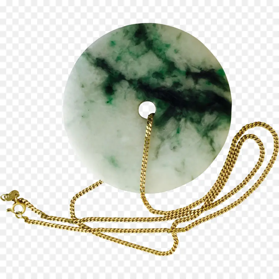 Pendentif Jade Vert，Collier PNG