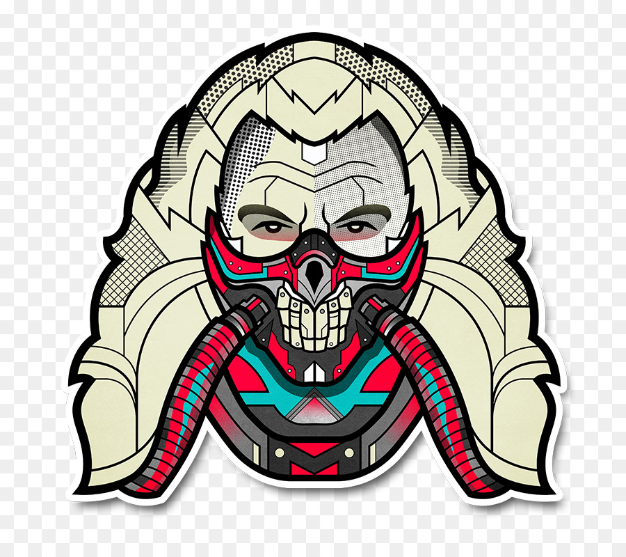 Masque Futuriste，Affronter PNG