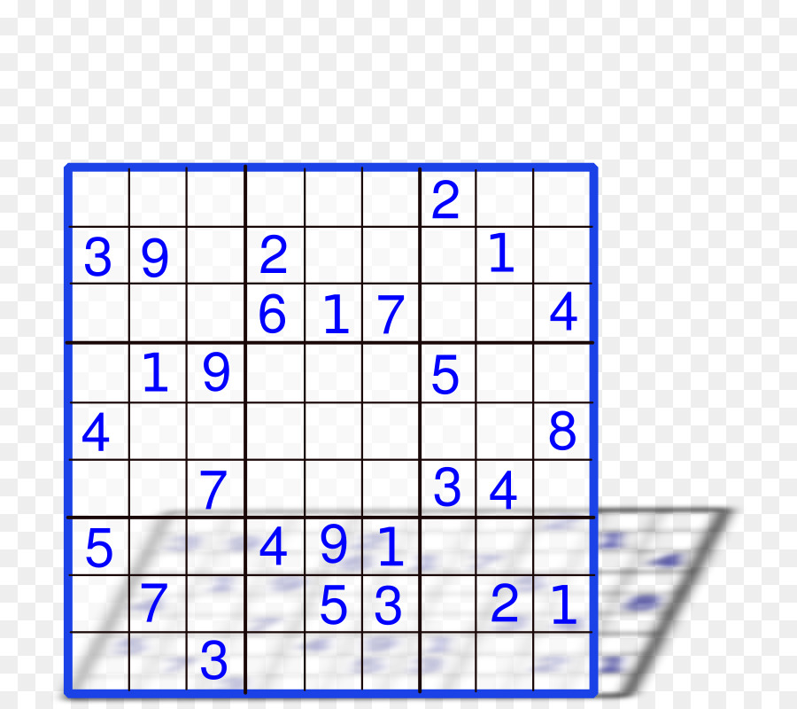 Casse Tête Sudoku，Nombres PNG