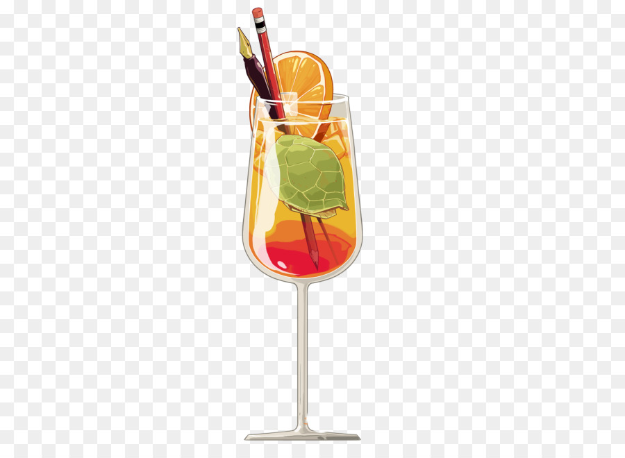 Cocktail，Tranche D'orange PNG