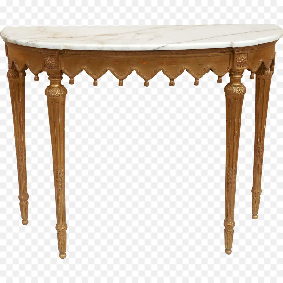 Table Console，En Bois PNG