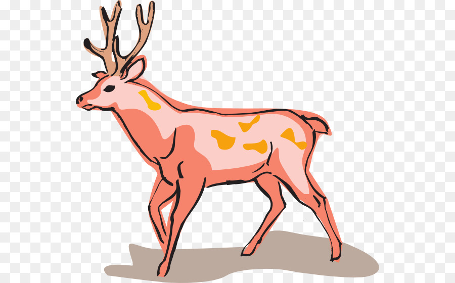 Cerf Jaune，Bois PNG