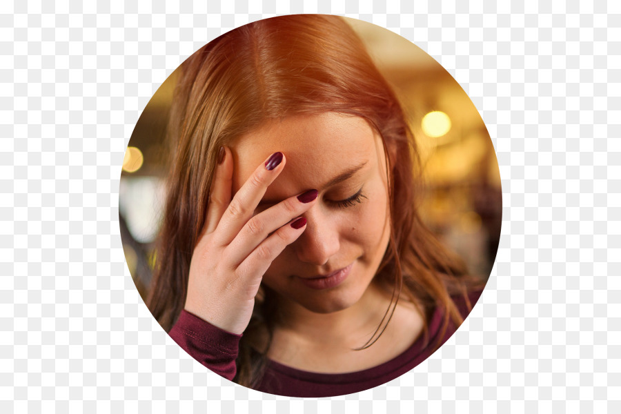 Femme Avec Mal De Tête，Mal De Tête PNG