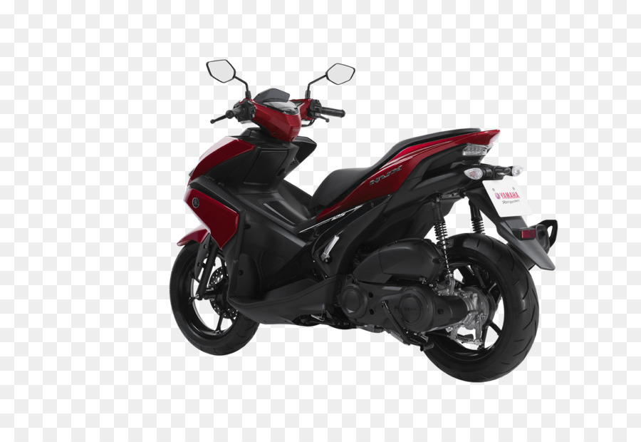 Moto Rouge Et Noire，Scooter PNG