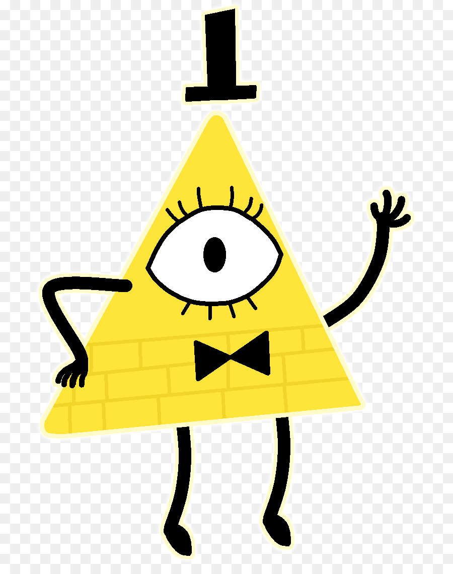 Caractère Du Triangle Jaune，œil PNG